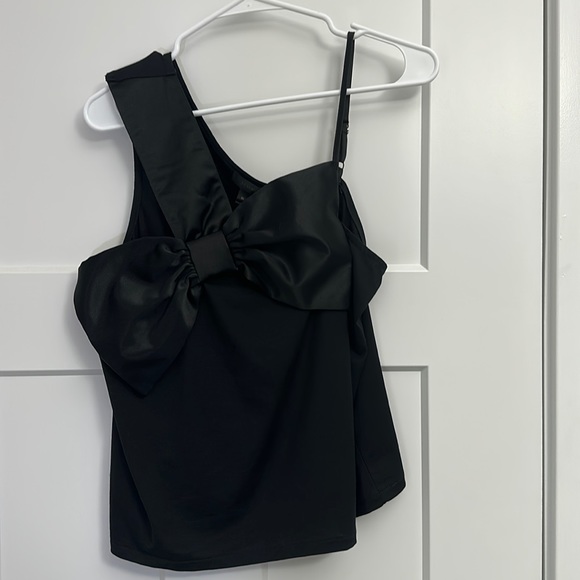 J. Crew Bow black tank top size M NWT - Picture 1 of 5